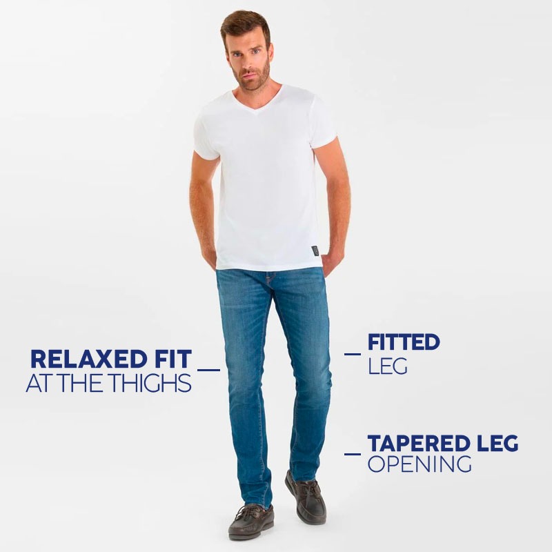 jeans ajusted homme le temps des cerises