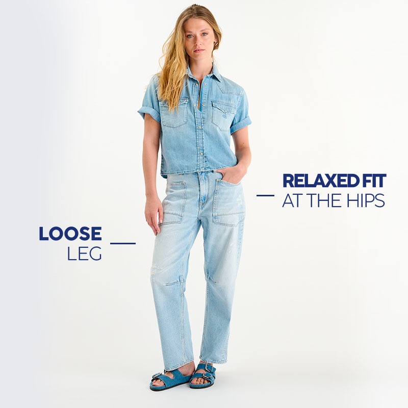 jeans loose femme le temps des cerises