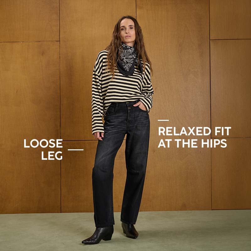 jeans loose femme le temps des cerises