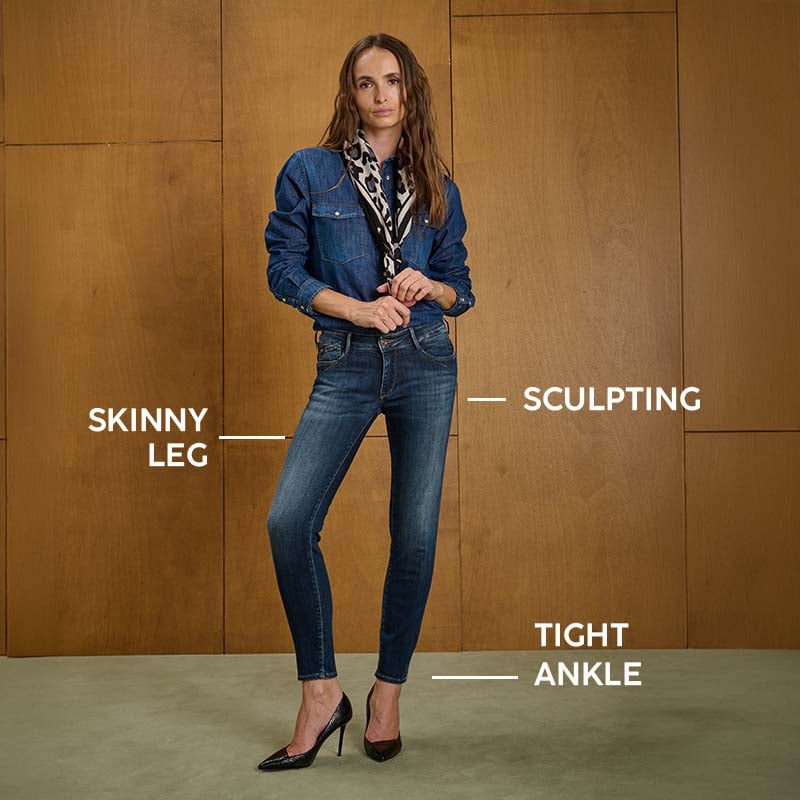jeans skinny femme le temps des cerises