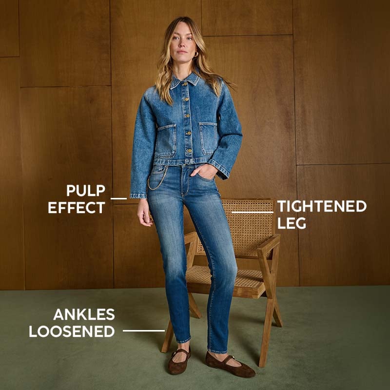 jeans slim femme le temps des cerises