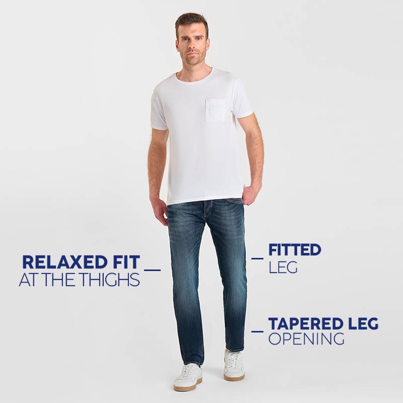 jeans ajustée homme le temps des cerises