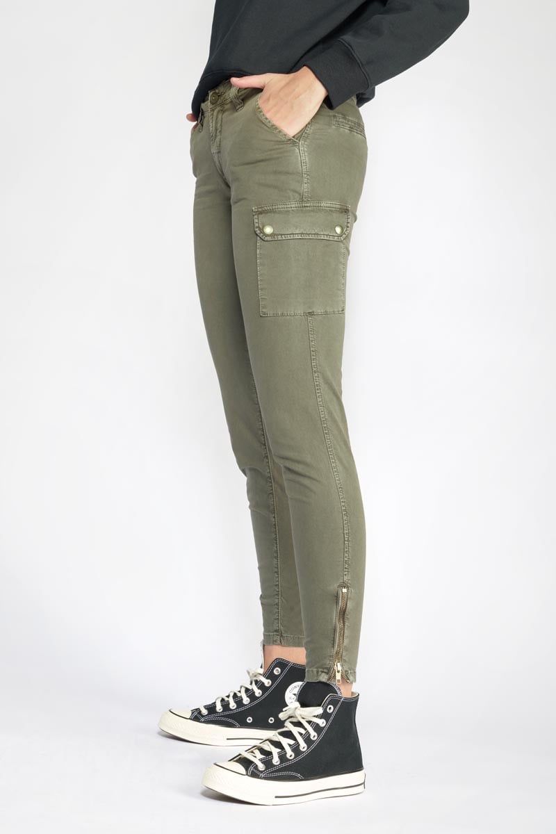 Pantalon Army slim kaki 