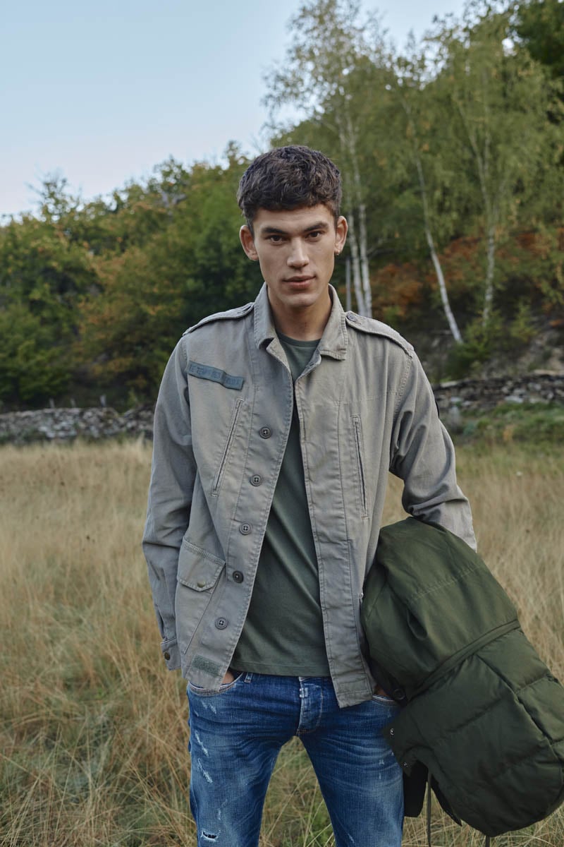 Militarie khaki unisex jacket