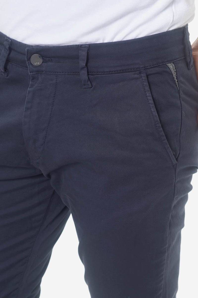 Pantalon chino slim Jas marine