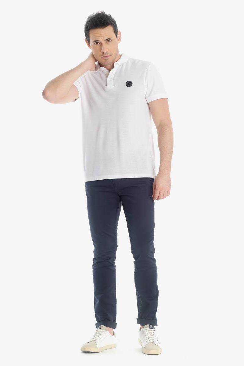 Pantalon chino slim Jas marine