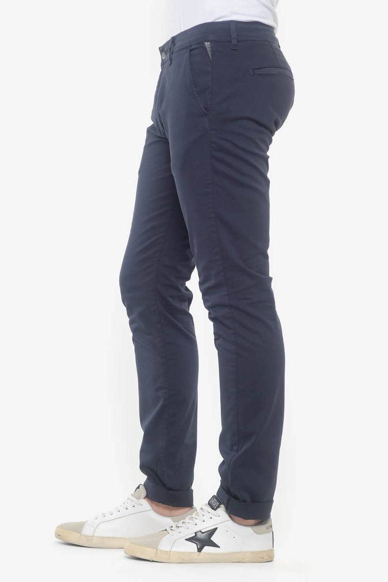 Pantalon chino slim Jas marine