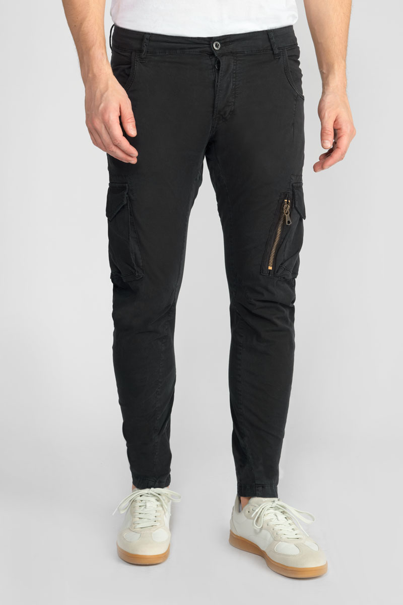 Black Alban cargo trousers