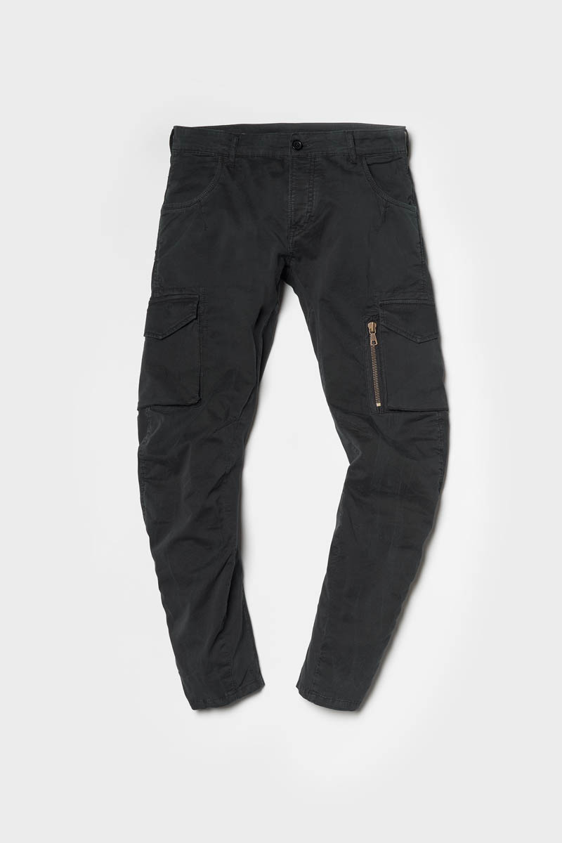 Black Alban cargo trousers
