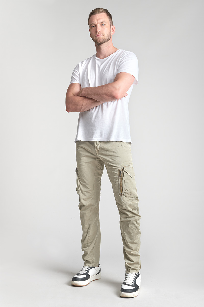 Light beige Alban cargo trousers