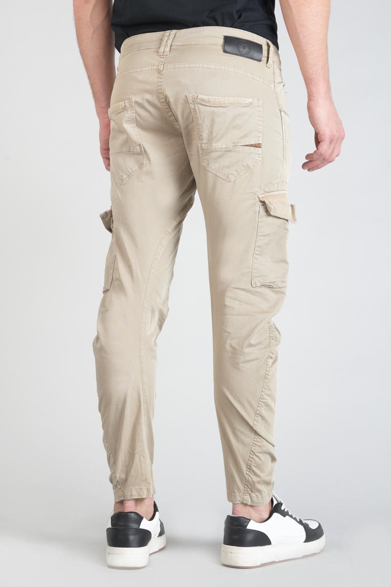 Beige Alban cargo trousers