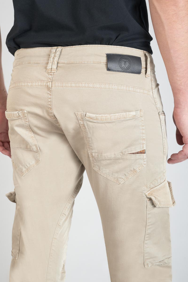 Beige Alban cargo trousers