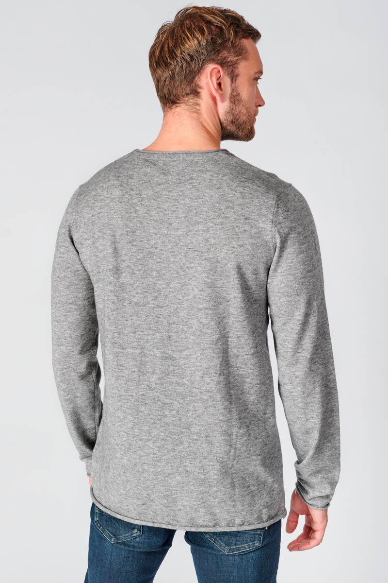 Grey marl Terry jumper