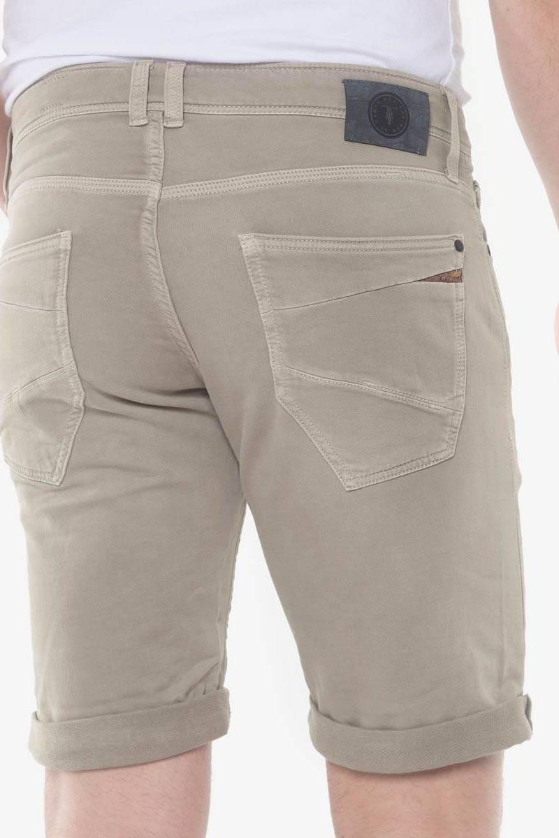 Beige Jogg Bermuda shorts