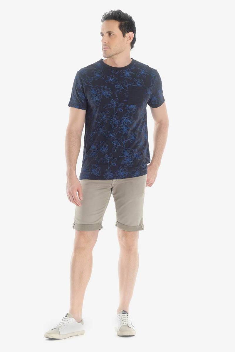 Beige Jogg Bermuda shorts