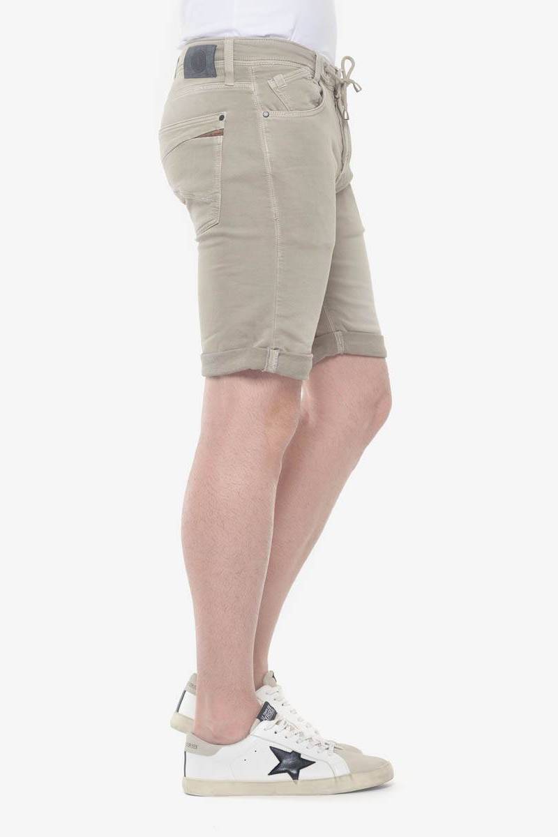 Beige Jogg Bermuda shorts