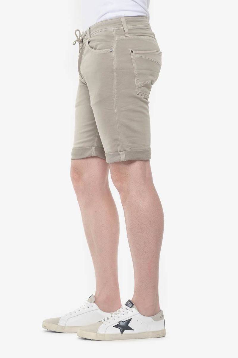 Beige Jogg Bermuda shorts
