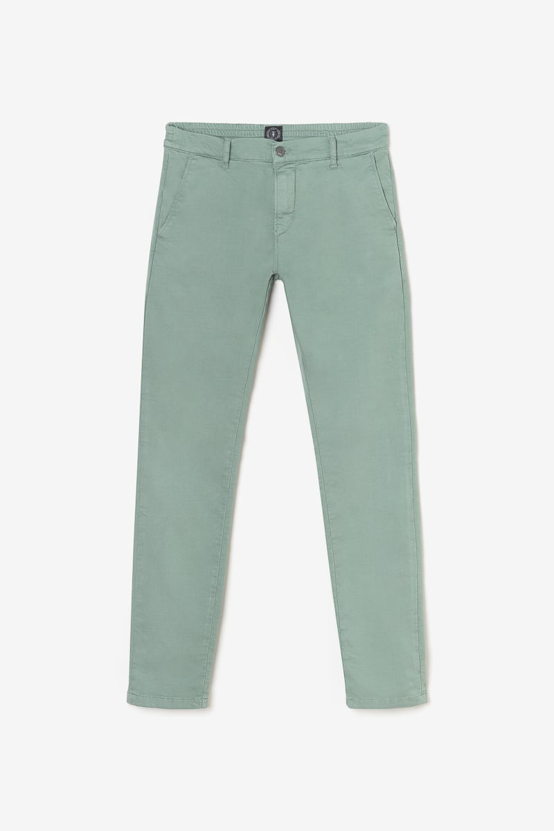 Pantalon chino Jogg Kurt vert d'eau