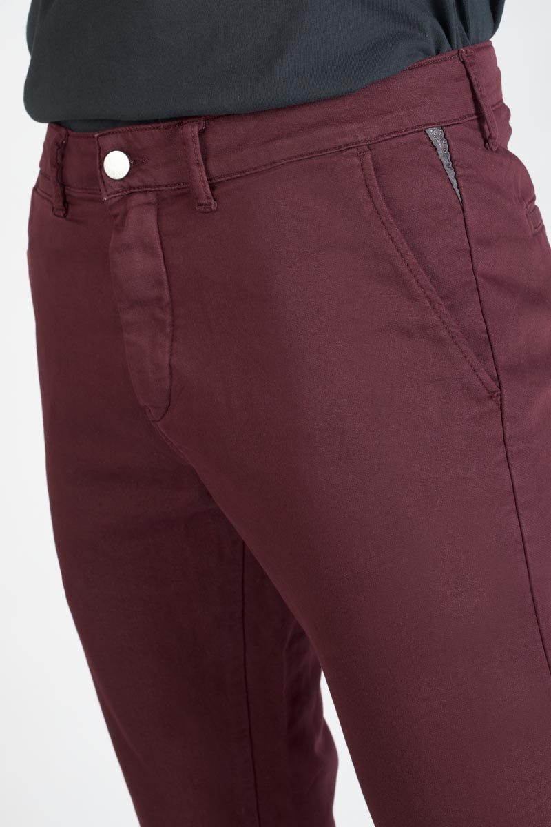 Burgundy Jogg Kurt chino pants