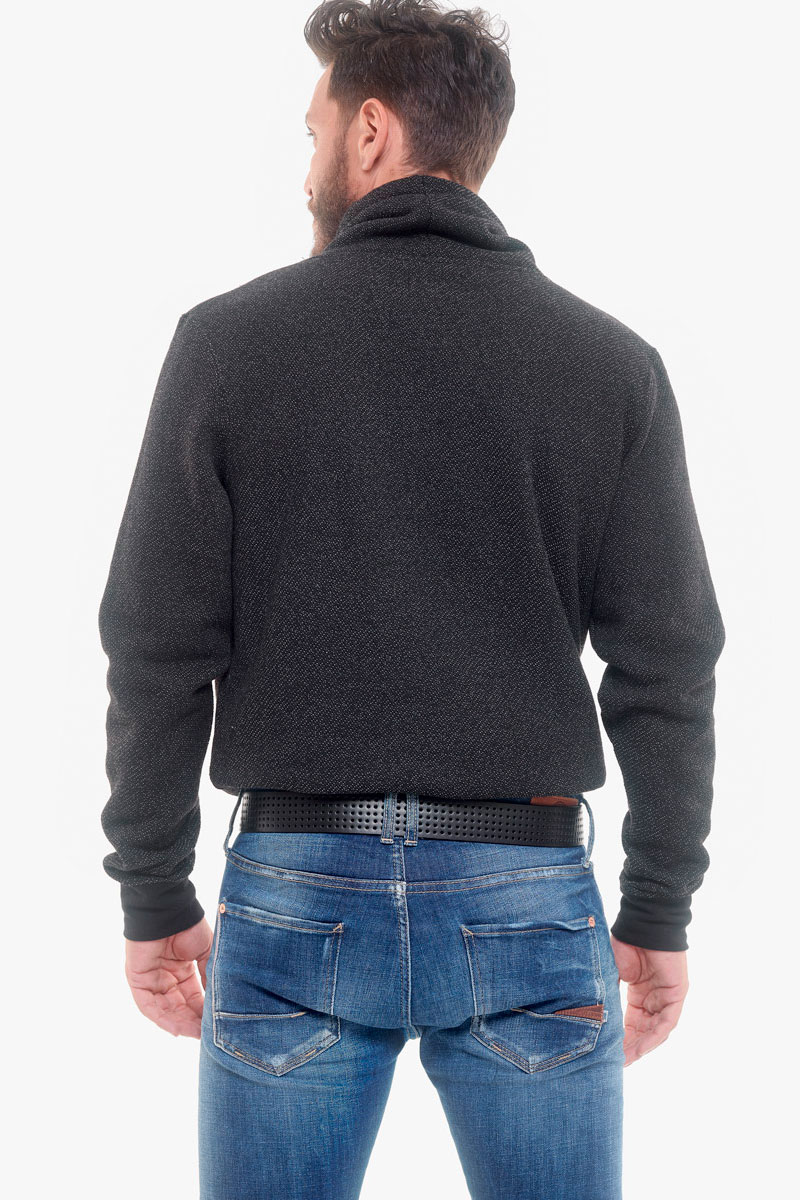 Ceinture Selve en cuir noir