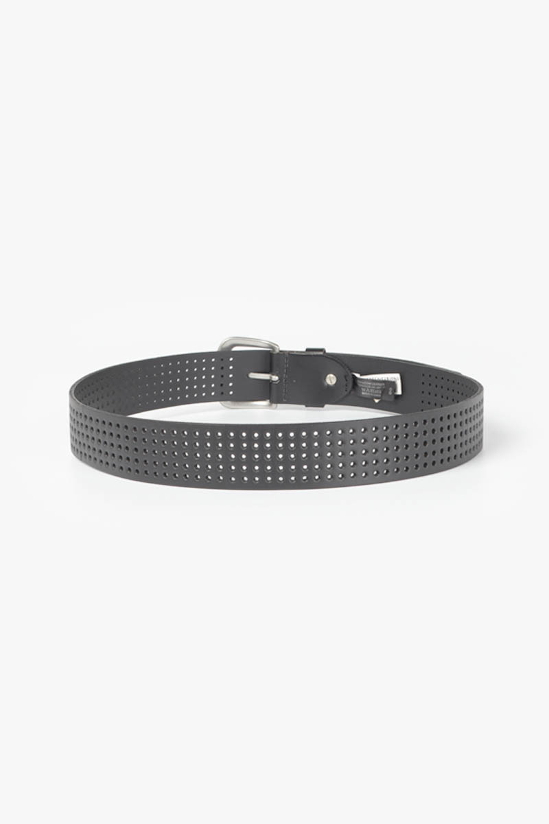 Ceinture Selve en cuir noir