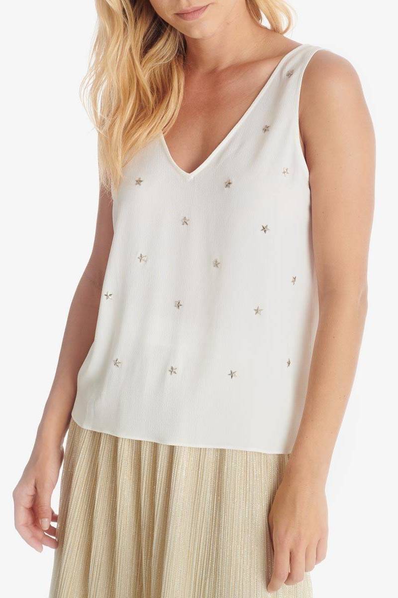 White Fioni top
