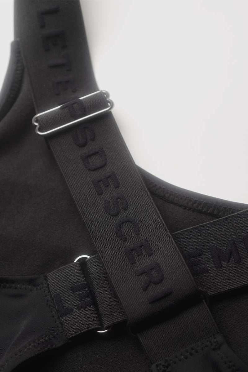 Black one-piece Zoey swimsuit