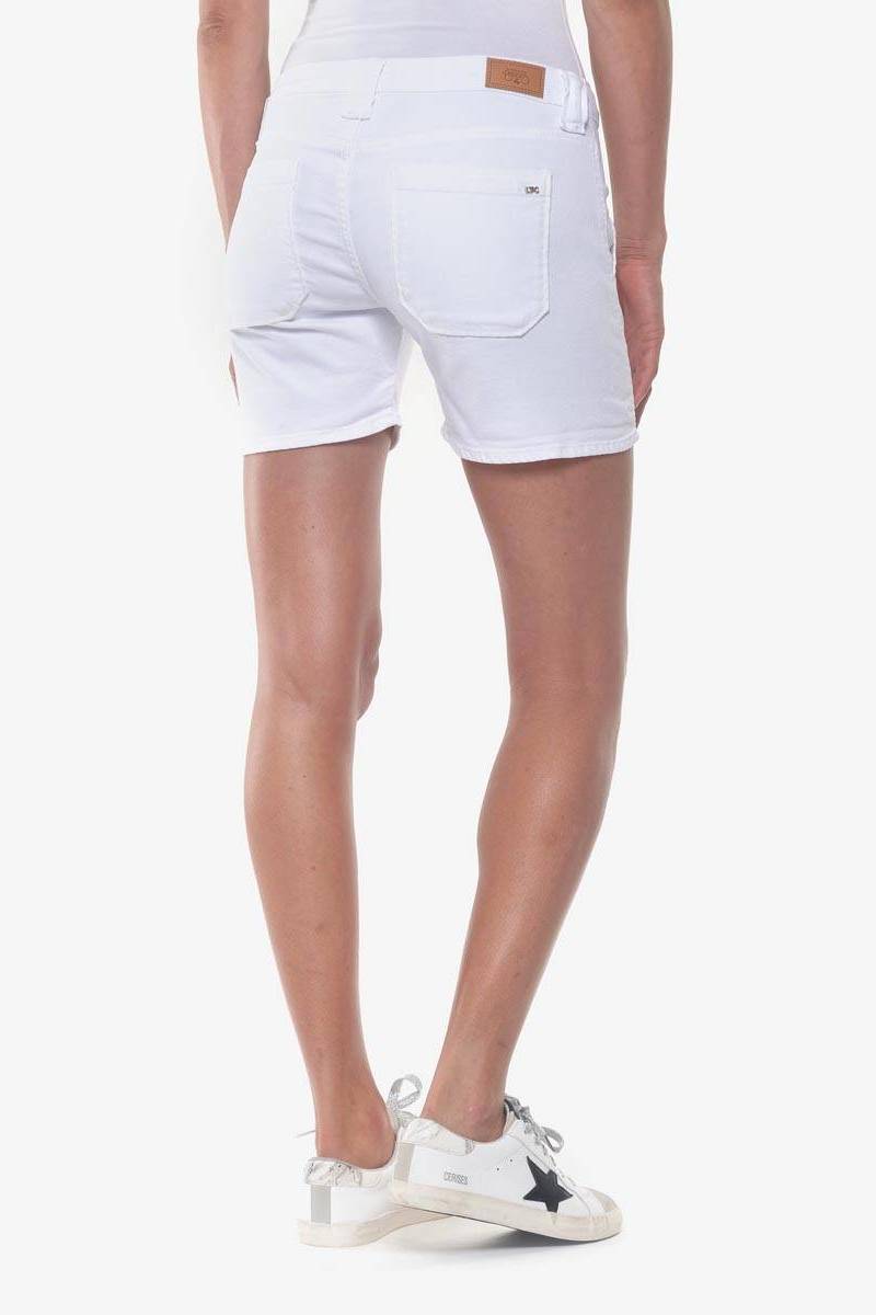 White denim Olsen2 shorts