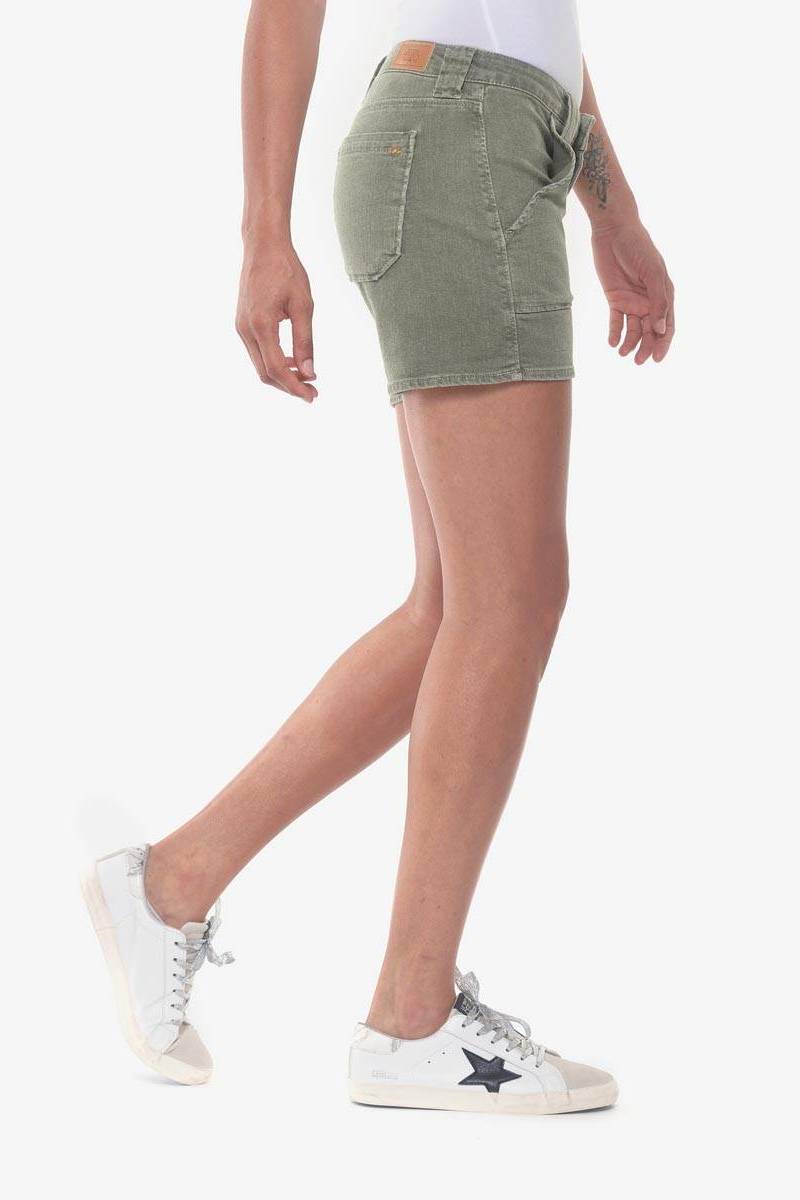 Khaki denim Olsen2 shorts