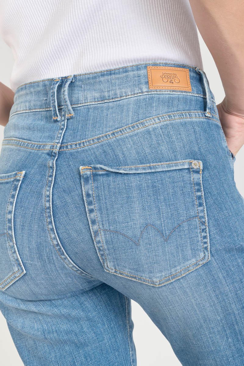 Jeans Pricilia high waist 7/8th destroy blue N°4