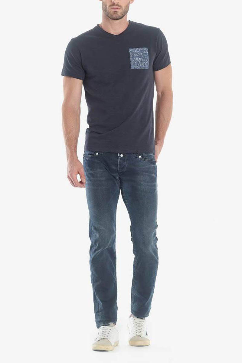Jeans 700/11 adjusted Jaco destroy bleu-noir N°2