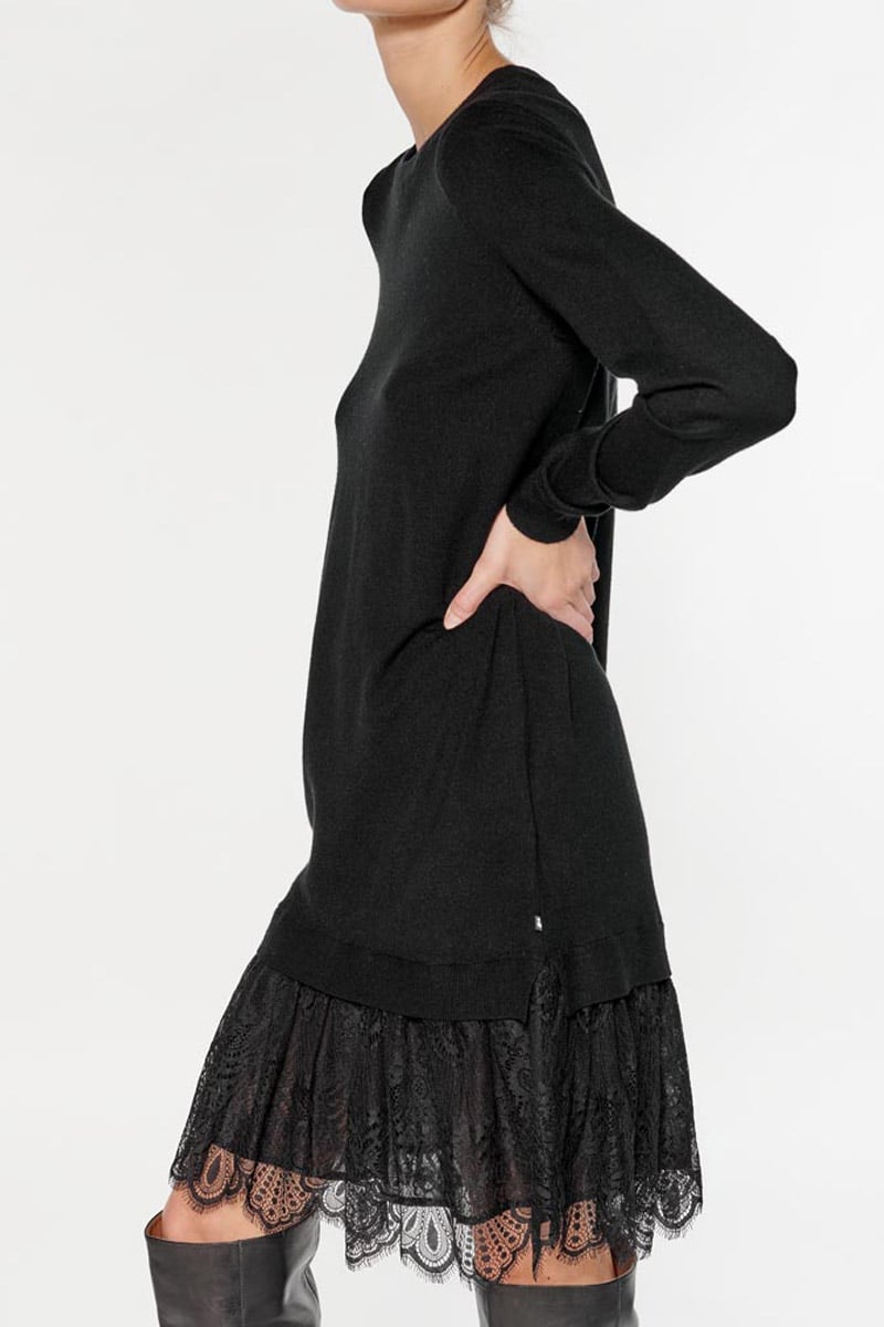 Black Kandyla pullover dress