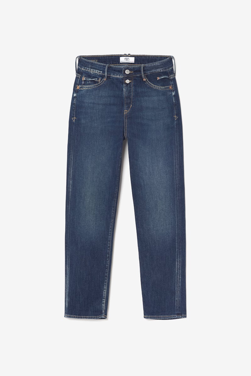 Jeans 400/18 mom Basic taille haute 7/8ème bleu N°1