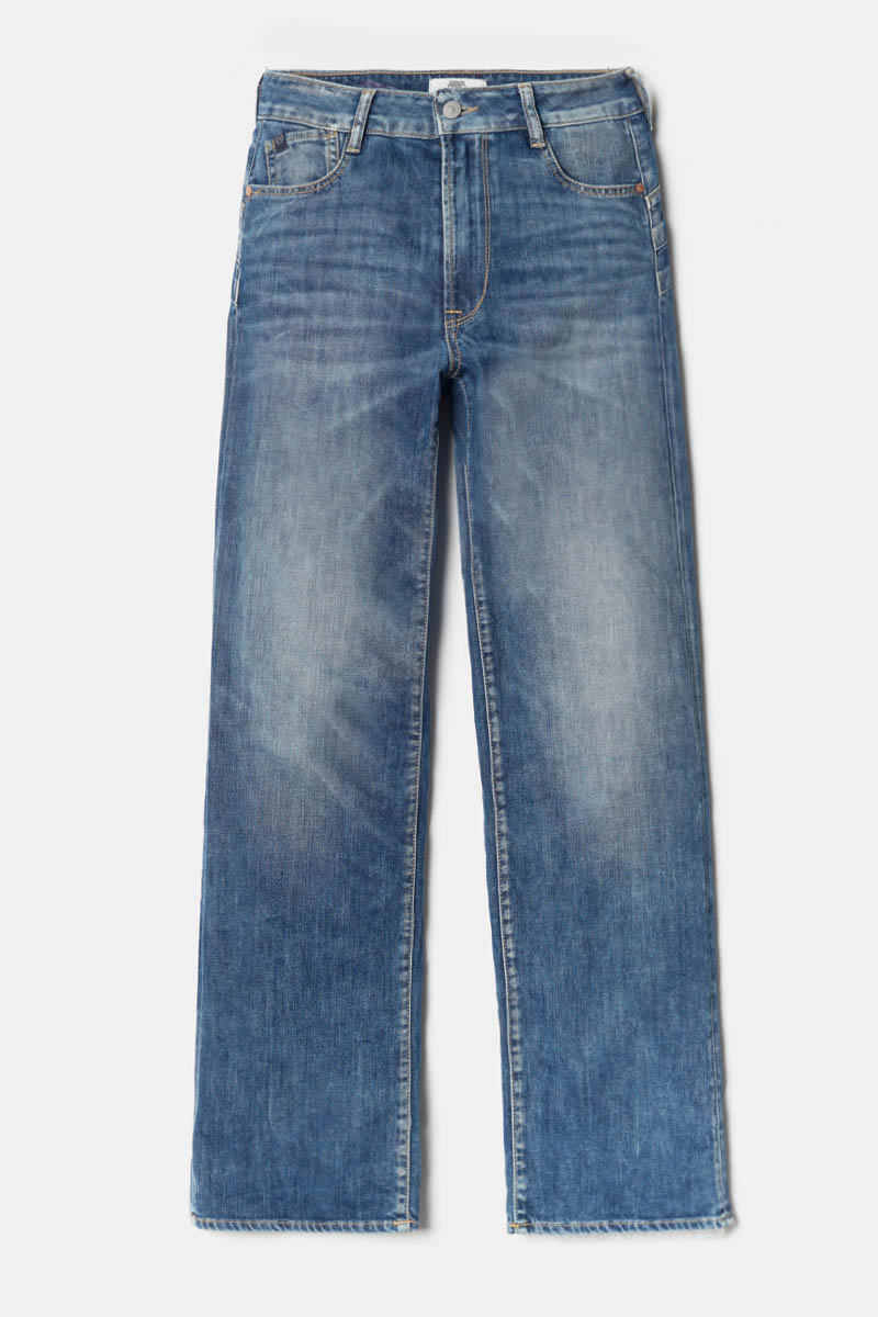 Jeans pulp regular taille haute bleu N°2