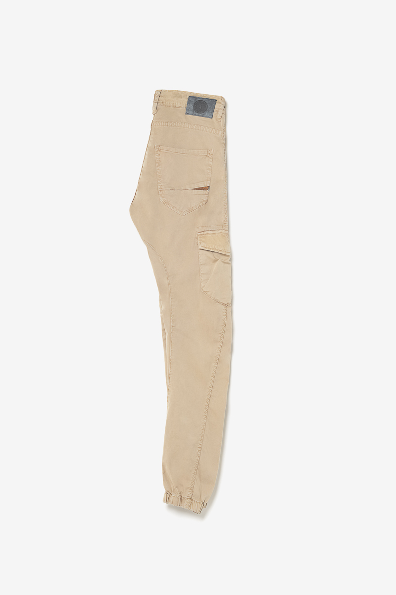 Pantalon Patos tapered arqué beige