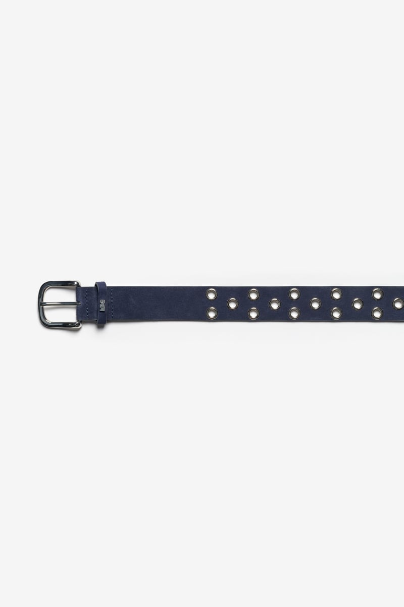 Navy suede Minog belt