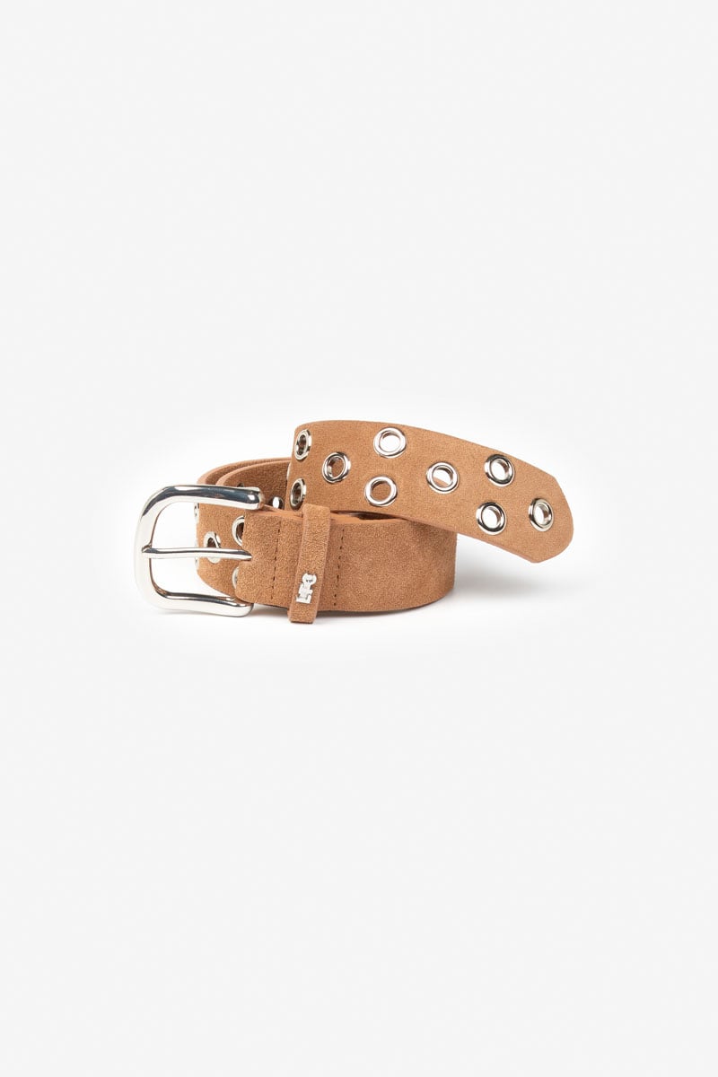 Brown suede Minog belt