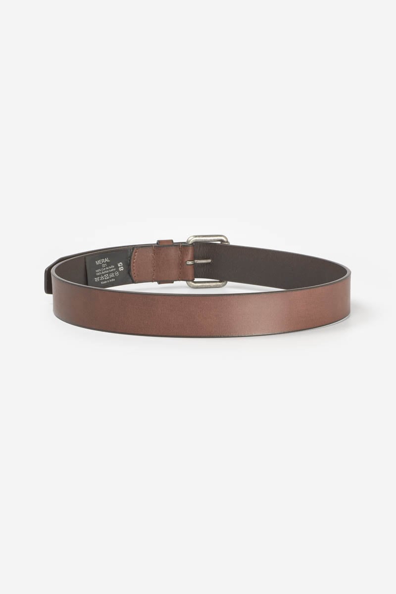 Ceinture Meral en cuir marron