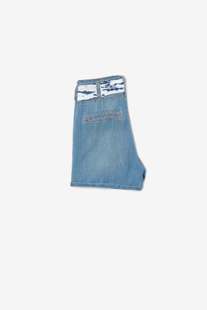 Short Loona en jeans bleu clair