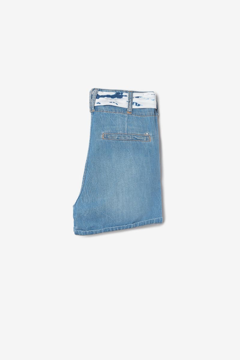 Short Loona en jeans bleu clair