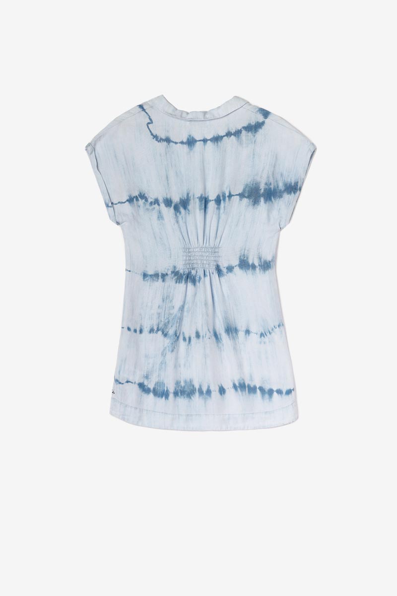 Blue tie-dye Nikosgi dress