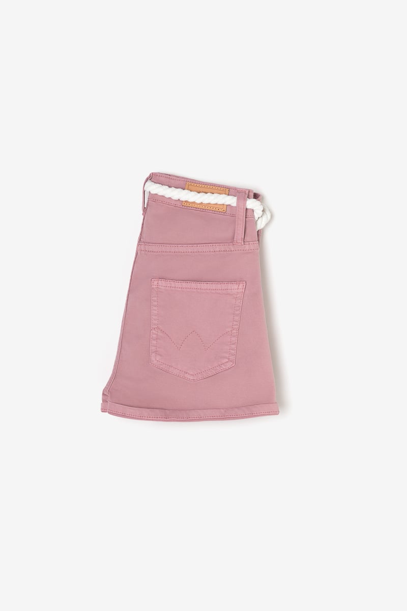 Powder pink Tiko high-waisted shorts