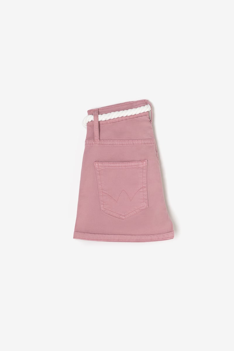 Powder pink Tiko high-waisted shorts