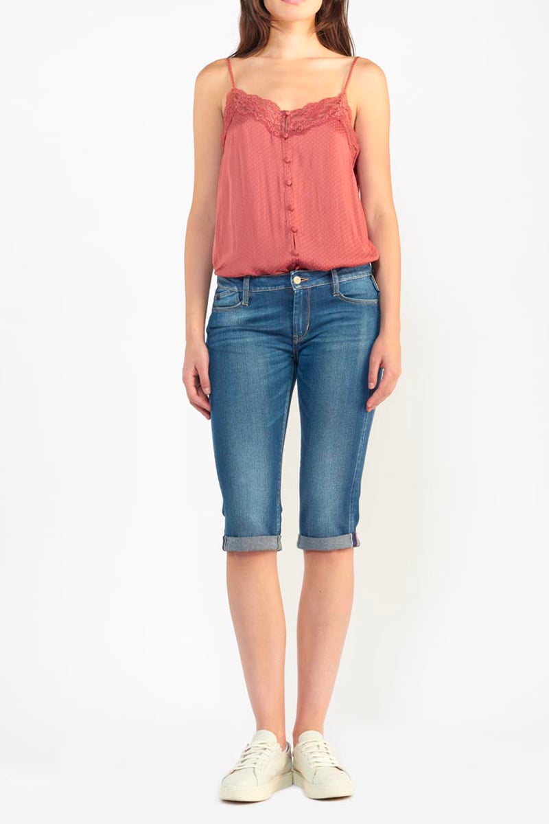 Corsaire Mermoz en jeans bleu