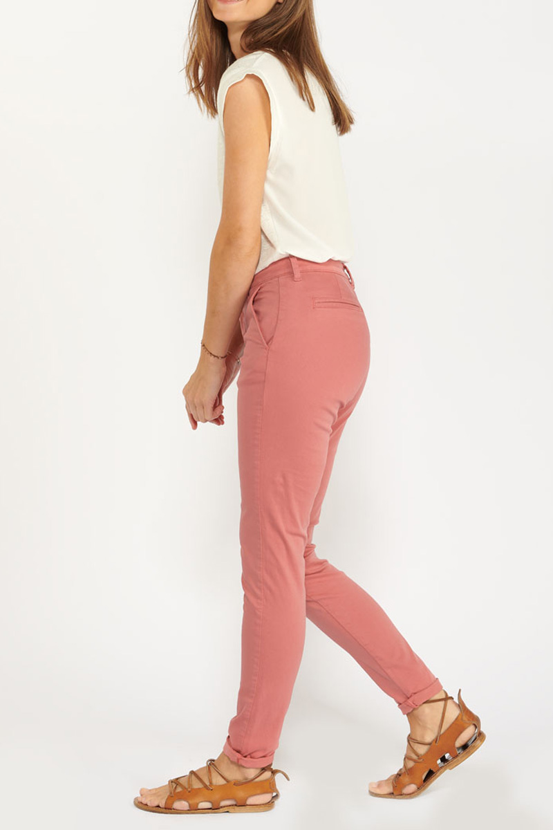 Peach pink Dyli trousers