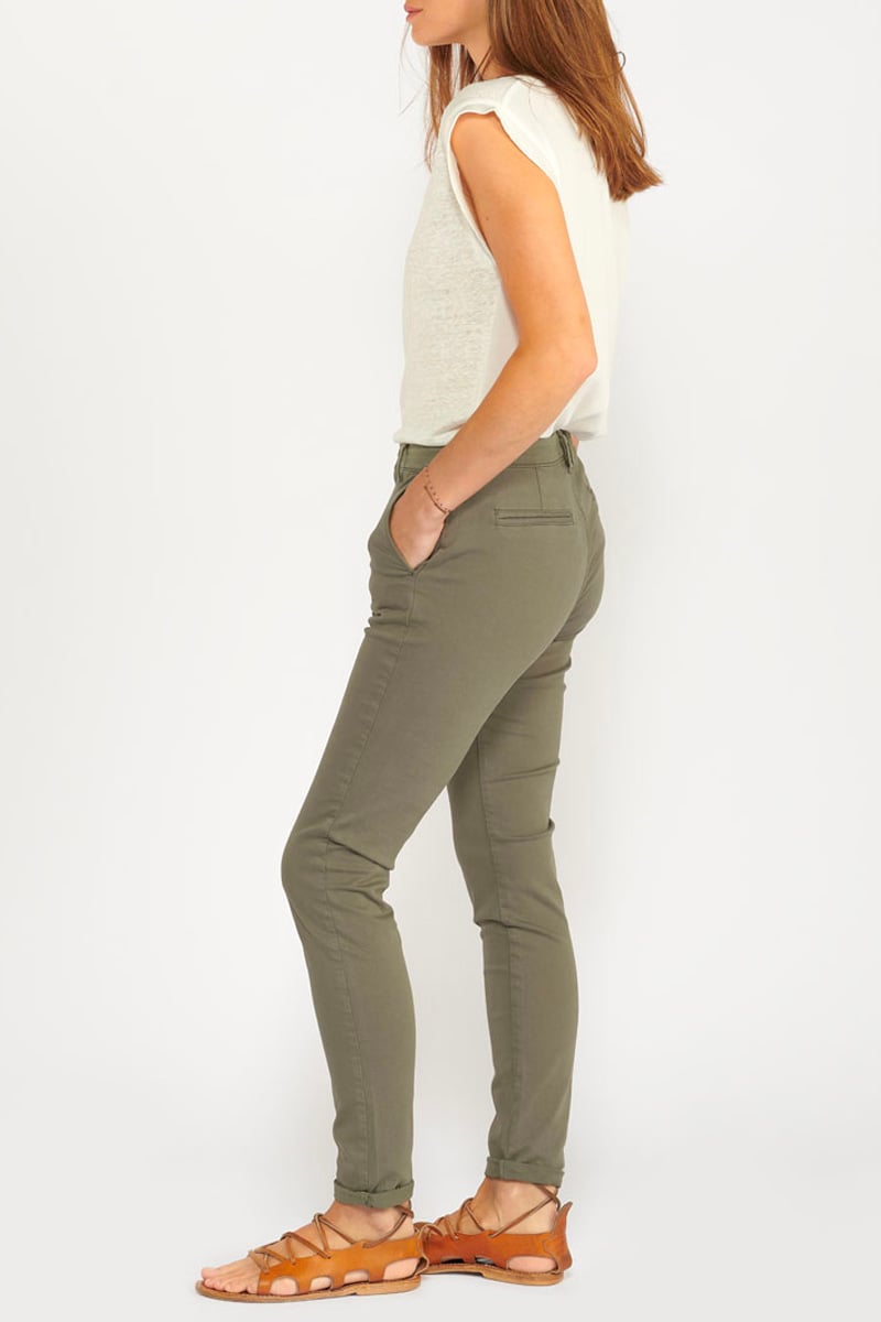 Khaki Dyli trousers