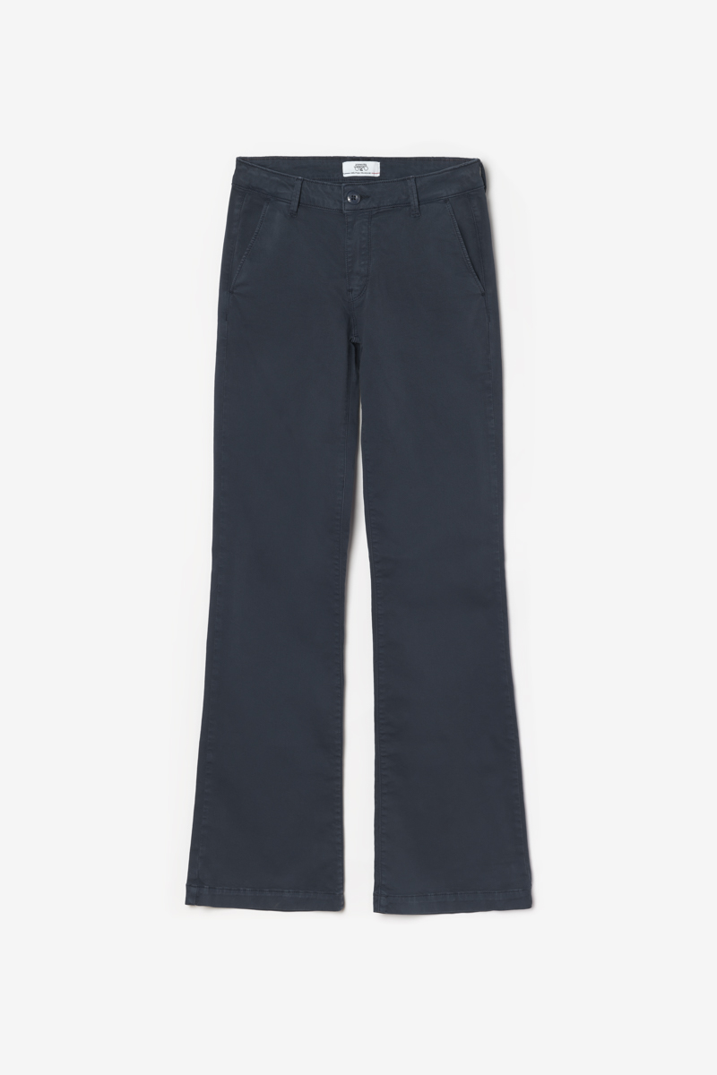 Navy Joelle flare trousers
