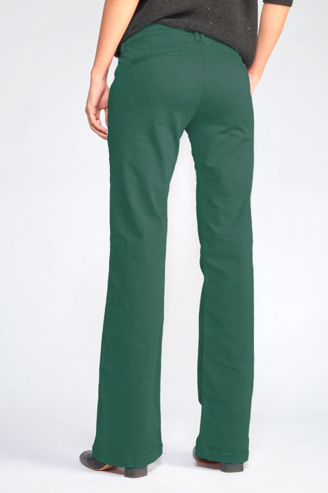 Pantalon Flare Joelle vert sapin