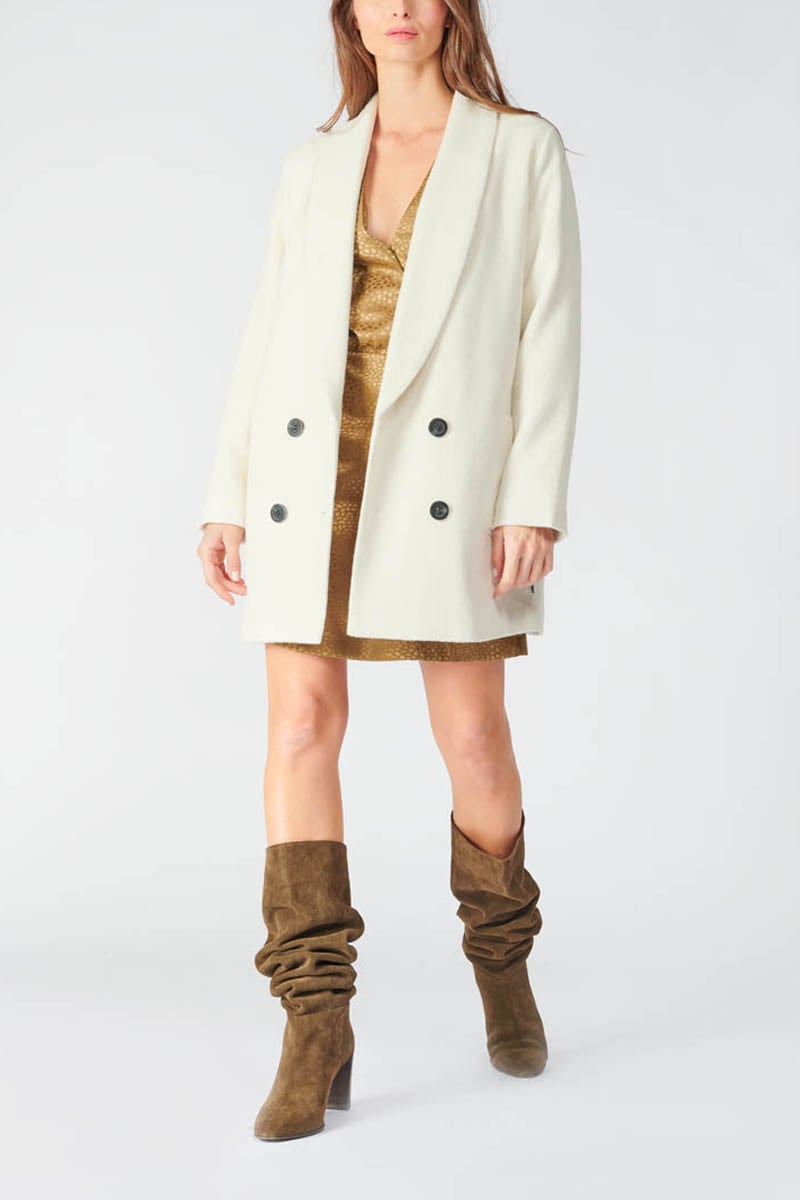 Gold jacquard Baz dress