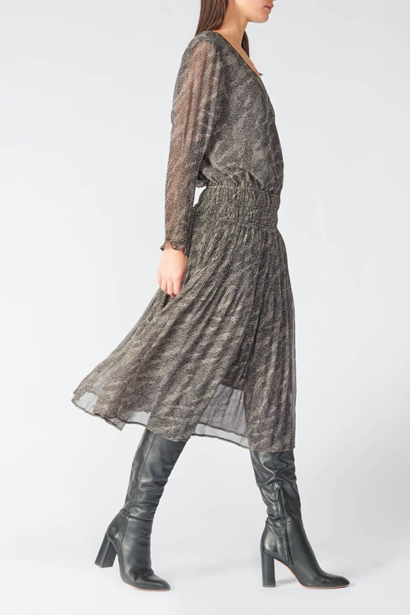 Animal print Bereni maxi dress